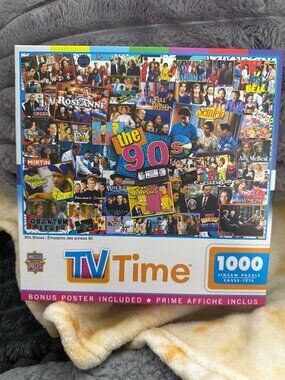 MasterPieces - TV Time - 90's Shows 1000 Piece Puzzle